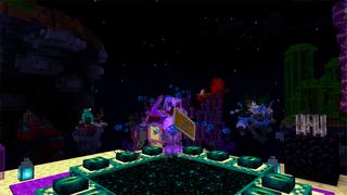 Screenshot of the Minecraft Bedrock Marketplace product Skyblock created by Cubeverse.