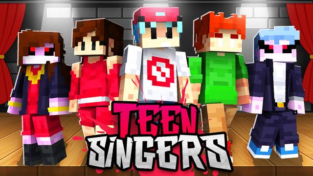 Thumbnail of the Minecraft Bedrock Marketplace product Teen Singers created by Cubeverse.