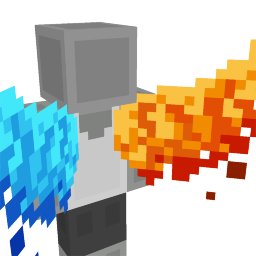 Thumbnail of the Minecraft Bedrock Marketplace product Blue & Red Wings created by Cubical.