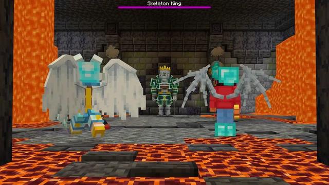 Screenshot of the Minecraft Bedrock Marketplace product Craftable Dungeons Add-On created by Cubical.