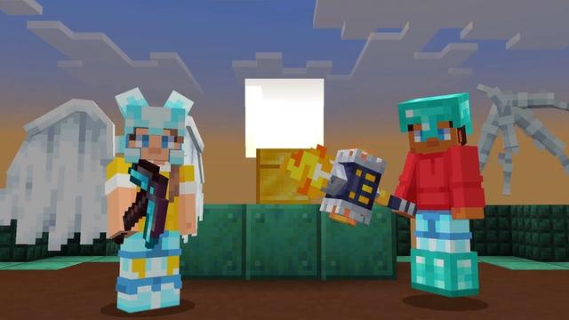 Screenshot of the Minecraft Bedrock Marketplace product Craftable Dungeons Add-On created by Cubical.