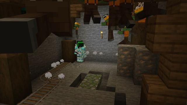 Screenshot of the Minecraft Bedrock Marketplace product Craftable Dungeons Add-On created by Cubical.