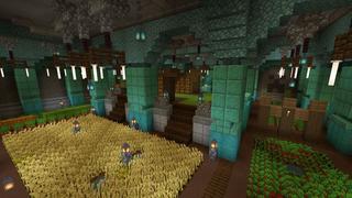 Screenshot of the Minecraft Bedrock Marketplace product Creeper Bunker created by Cubical.