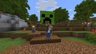 Screenshot of the Minecraft Bedrock Marketplace product Creeper Bunker created by Cubical.