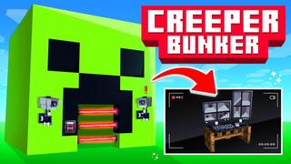 Thumbnail of the Minecraft Bedrock Marketplace product Creeper Bunker created by Cubical.