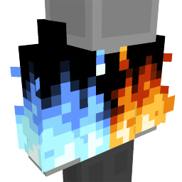 Thumbnail of the Minecraft Bedrock Marketplace product Fire & Ice Hoodie created by Cubical.