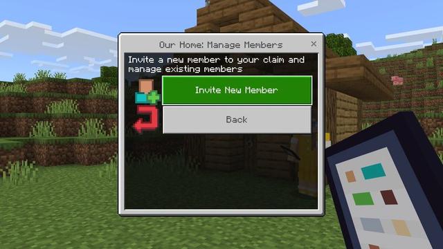 Screenshot of the Minecraft Bedrock Marketplace product Land Claims Add-On created by Cubical.