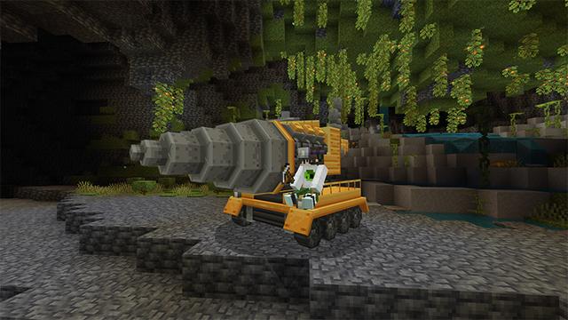 Screenshot of the Minecraft Bedrock Marketplace product MINERS++ Add-On created by Cubical.