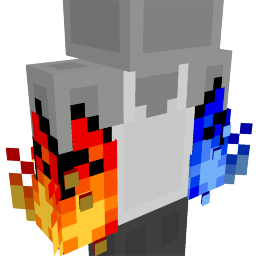 Thumbnail of the Minecraft Bedrock Marketplace product Red and Blue Fire Hands created by Cubical.