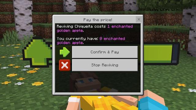 Screenshot of the Minecraft Bedrock Marketplace product Revive Add-On created by Cubical.