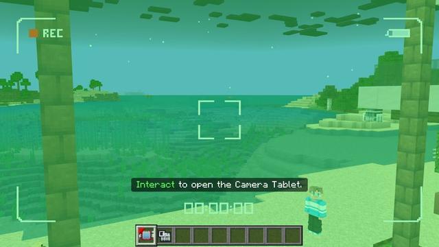 Screenshot of the Minecraft Bedrock Marketplace product Security Cameras Add-On created by Cubical.