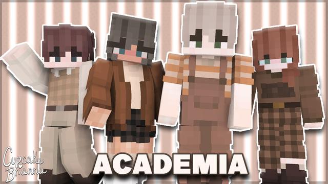 Thumbnail of the Minecraft Bedrock Marketplace product Academia Skin Pack created by CupcakeBrianna.