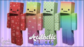 Thumbnail of the Minecraft Bedrock Marketplace product Aesthetic Blocks HD Skin Pack created by CupcakeBrianna.
