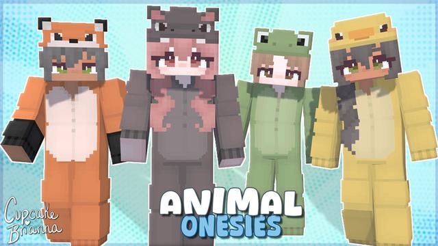 Thumbnail of the Minecraft Bedrock Marketplace product Animal Onesies HD Skin Pack created by CupcakeBrianna.