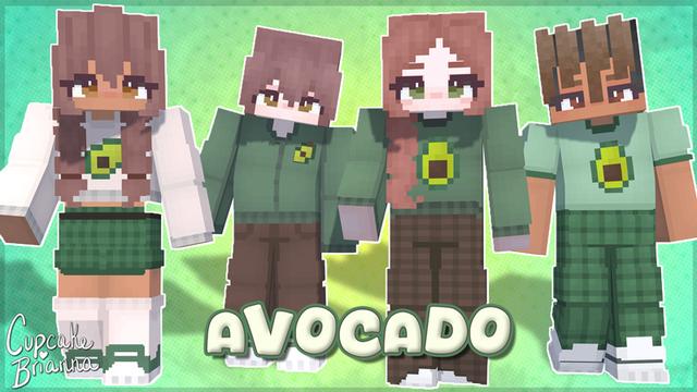 Thumbnail of the Minecraft Bedrock Marketplace product Avocado HD Skin Pack created by CupcakeBrianna.