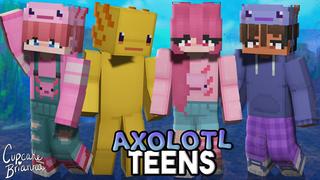 Thumbnail of the Minecraft Bedrock Marketplace product Axolotl Teens HD Skin Pack created by CupcakeBrianna.