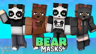 Thumbnail of the Minecraft Bedrock Marketplace product Bear Masks HD Skin Pack created by CupcakeBrianna.