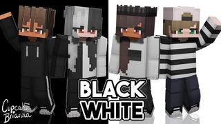 Thumbnail of the Minecraft Bedrock Marketplace product Black And White HD Skin Pack created by CupcakeBrianna.