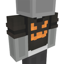 Thumbnail of the Minecraft Bedrock Marketplace product Black Pumpkin Shirt created by CupcakeBrianna.