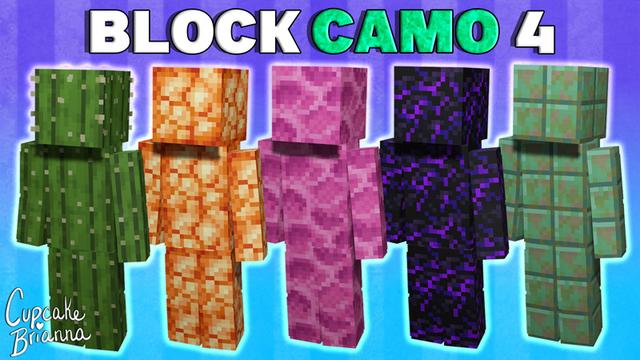 Thumbnail of the Minecraft Bedrock Marketplace product Block Camo 4 HD Skin Pack created by CupcakeBrianna.