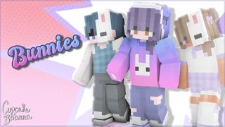 Thumbnail of the Minecraft Bedrock Marketplace product Bunnies Skin Pack created by CupcakeBrianna.