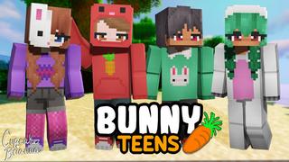 Thumbnail of the Minecraft Bedrock Marketplace product Bunny Teens HD Skin Pack created by CupcakeBrianna.