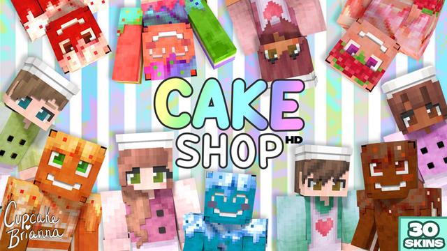 Thumbnail of the Minecraft Bedrock Marketplace product Cake Shop HD Skin Pack created by CupcakeBrianna.