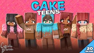 Thumbnail of the Minecraft Bedrock Marketplace product Cake Teens HD Skin Pack created by CupcakeBrianna.