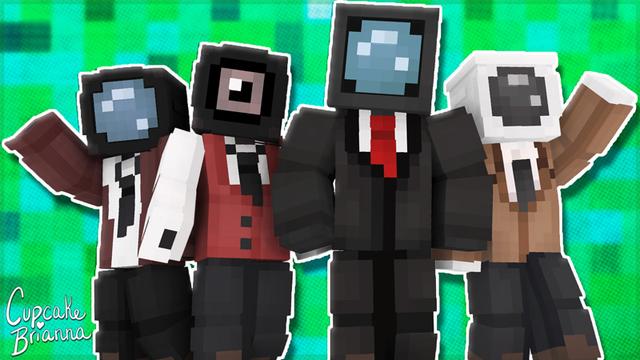 Thumbnail of the Minecraft Bedrock Marketplace product Cameras and TVs Skin Pack created by CupcakeBrianna.
