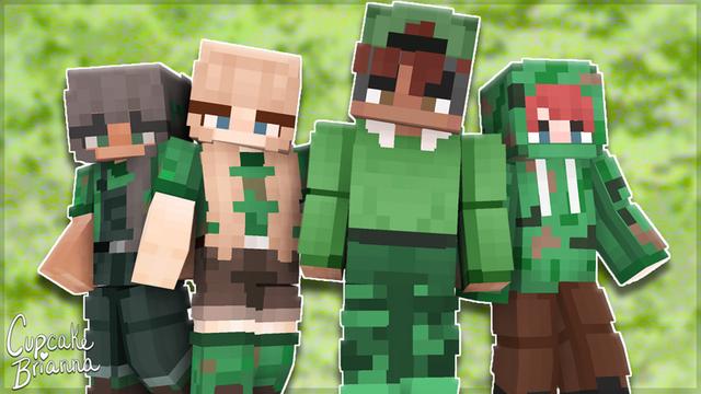 Thumbnail of the Minecraft Bedrock Marketplace product Camo Skin Pack created by CupcakeBrianna.