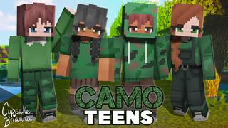 Thumbnail of the Minecraft Bedrock Marketplace product Camo Teens HD Skin Pack created by CupcakeBrianna.