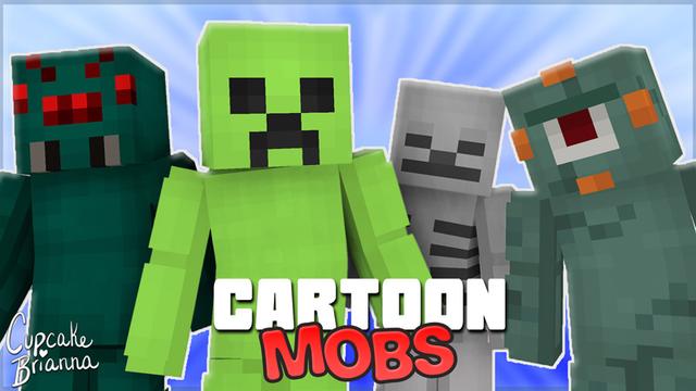 Thumbnail of the Minecraft Bedrock Marketplace product Cartoon Mobs Skin Pack created by CupcakeBrianna.