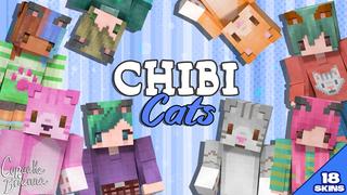 Thumbnail of the Minecraft Bedrock Marketplace product Chibi Cats HD Skin Pack created by CupcakeBrianna.