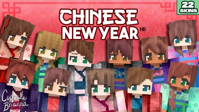 Thumbnail of the Minecraft Bedrock Marketplace product Chinese New Year HD Skin Pack created by CupcakeBrianna.