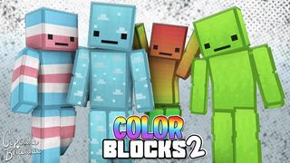 Thumbnail of the Minecraft Bedrock Marketplace product Color Blocks 2 HD Skin Pack created by CupcakeBrianna.