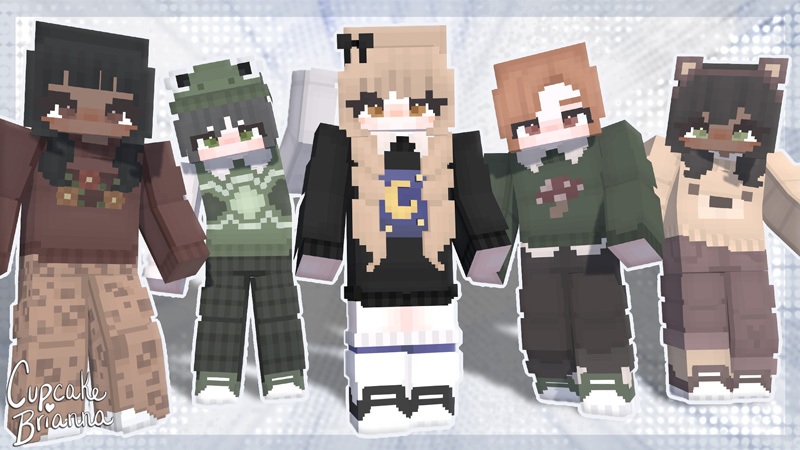 Cozy Vibes HD Skin Pack by CupcakeBrianna | CHUNK - Minecraft Bedrock ...