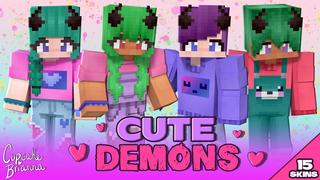 Thumbnail of the Minecraft Bedrock Marketplace product Cute Demons HD Skin Pack created by CupcakeBrianna.
