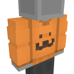 Thumbnail of the Minecraft Bedrock Marketplace product Cute Pumpkin Sweater created by CupcakeBrianna.