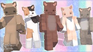Thumbnail of the Minecraft Bedrock Marketplace product Cutie Cats HD Skin Pack created by CupcakeBrianna.