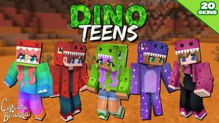Thumbnail of the Minecraft Bedrock Marketplace product Dino Teens HD Skin Pack created by CupcakeBrianna.