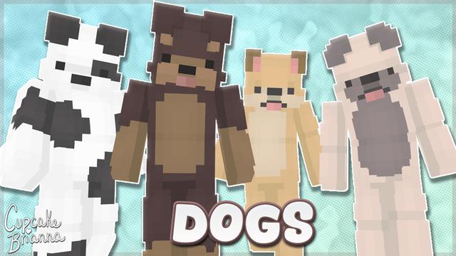 Thumbnail of the Minecraft Bedrock Marketplace product Dogs Skin Pack created by CupcakeBrianna.