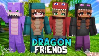 Thumbnail of the Minecraft Bedrock Marketplace product Dragon Friends HD Skin Pack created by CupcakeBrianna.