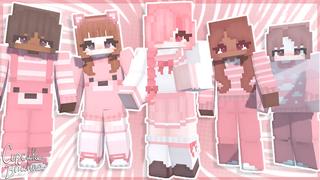 Thumbnail of the Minecraft Bedrock Marketplace product Dreamy Pink HD Skin Pack created by CupcakeBrianna.