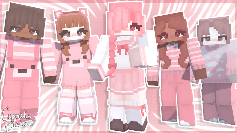 Thumbnail of the Minecraft Bedrock Marketplace product Dreamy Pink HD Skin Pack created by CupcakeBrianna.