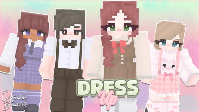 Thumbnail of the Minecraft Bedrock Marketplace product Dress Up HD Skin Pack created by CupcakeBrianna.