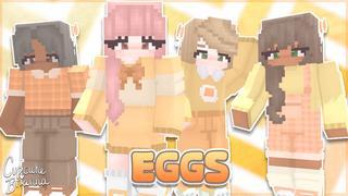 Thumbnail of the Minecraft Bedrock Marketplace product Eggs HD Skin Pack created by CupcakeBrianna.
