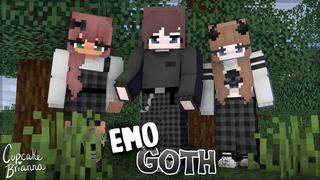 Thumbnail of the Minecraft Bedrock Marketplace product Emo Goth HD Skin Pack created by CupcakeBrianna.
