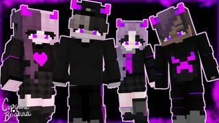 Thumbnail of the Minecraft Bedrock Marketplace product Ender Demons Skin Pack created by CupcakeBrianna.
