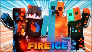 Thumbnail of the Minecraft Bedrock Marketplace product Fire Ice Skin Pack created by CupcakeBrianna.