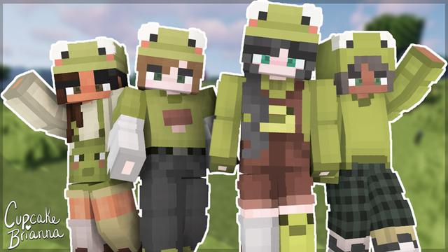 Thumbnail of the Minecraft Bedrock Marketplace product Frog Cutie Skin Pack created by CupcakeBrianna.